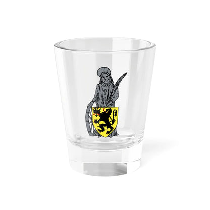 Blason ville be Wachtebeke 2 (Belgium) (Coat of Arms) Shot Glass 1.5oz 1.5oz - Go Mug Yourself