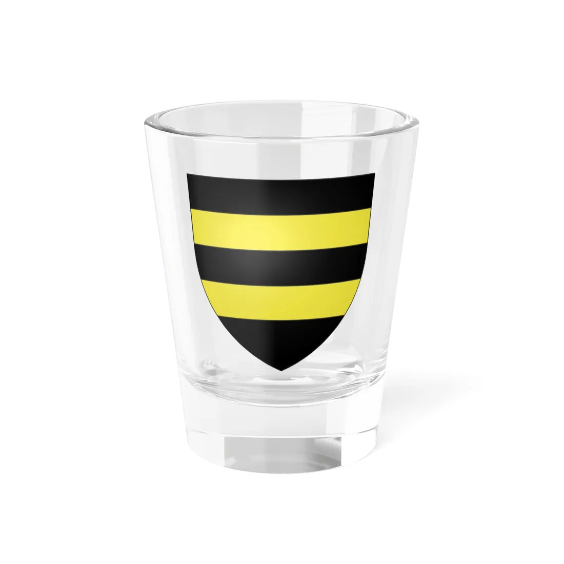 Blason ville be Watou (Belgium) (Coat of Arms) Shot Glass 1.5oz 1.5oz - Go Mug Yourself