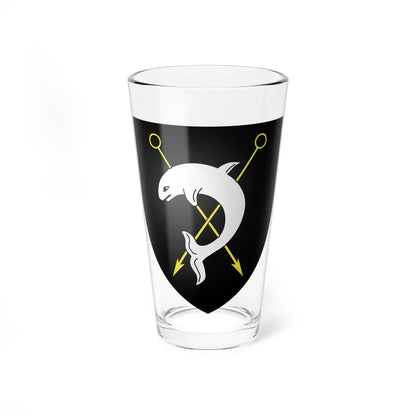 Blason ville be Wenduine (Belgium) (Coat of Arms) Pint Glass 16oz 16oz - Go Mug Yourself