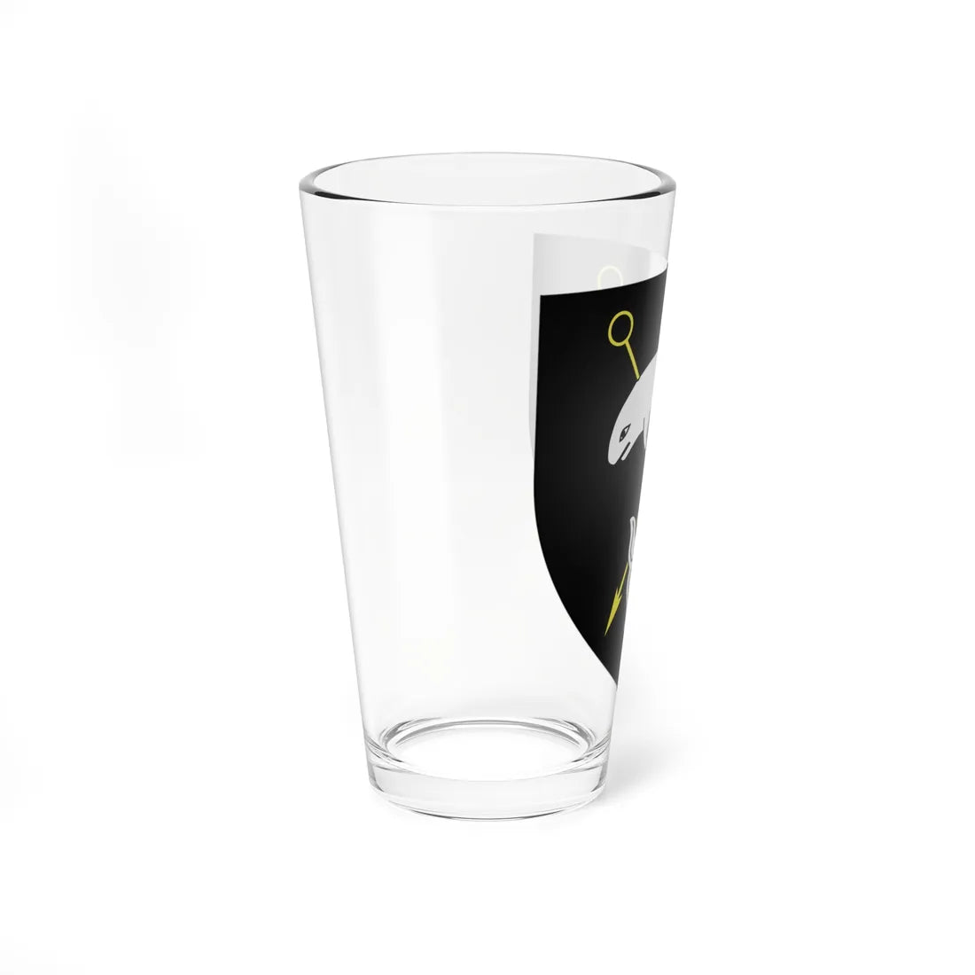Blason ville be Wenduine (Belgium) (Coat of Arms) Pint Glass 16oz - Go Mug Yourself