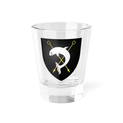 Blason ville be Wenduine (Belgium) (Coat of Arms) Shot Glass 1.5oz 1.5oz - Go Mug Yourself