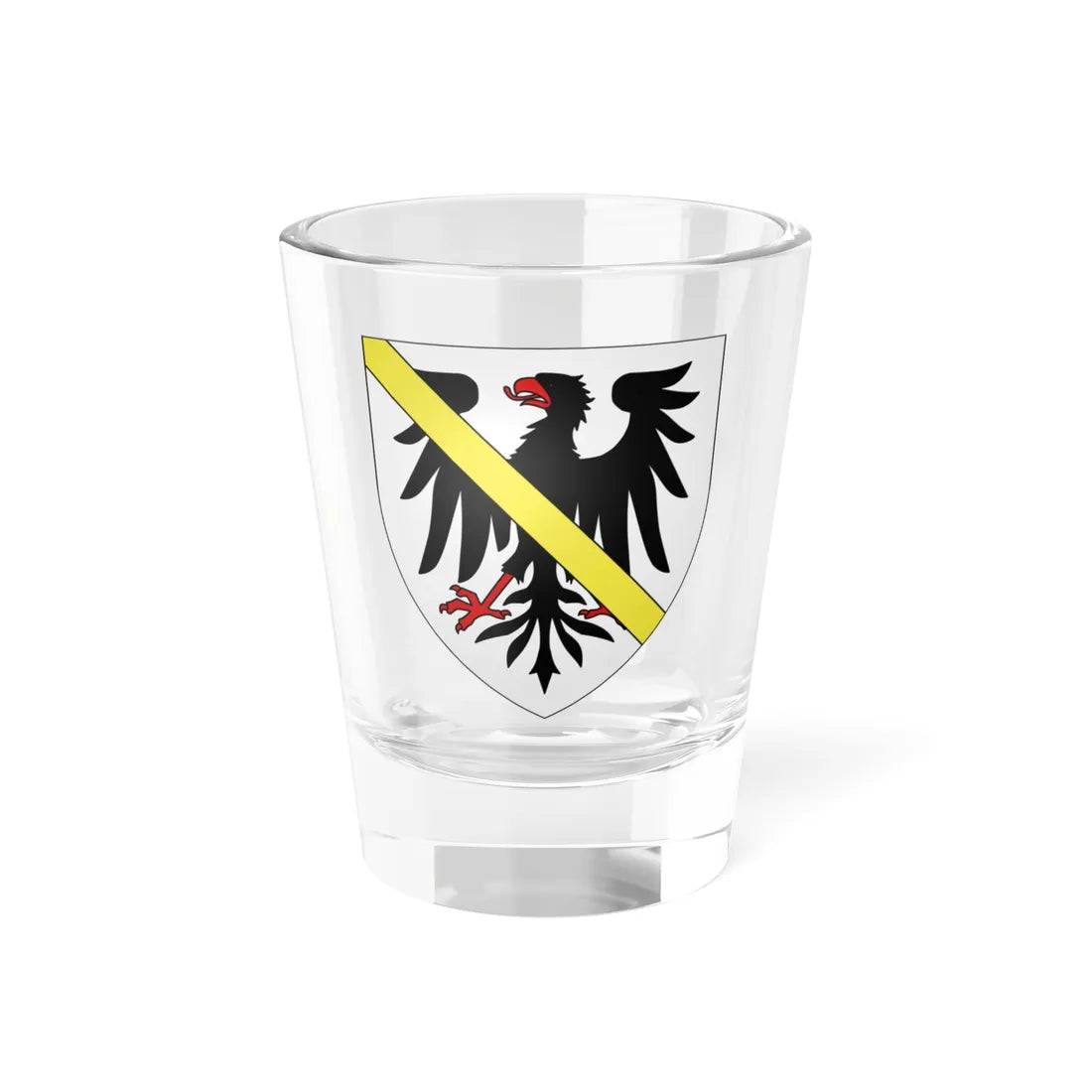 Blason ville Beaucé 35 (France) (Coat of Arms) Shot Glass 1.5oz 1.5oz - Go Mug Yourself