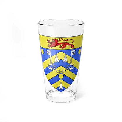 Blason ville Bourgbarré 35 (France) (Coat of Arms) Pint Glass 16oz 16oz - Go Mug Yourself