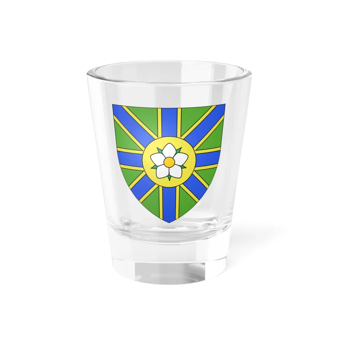 Blason ville ca Abbotsford (Canada) (Coat of Arms) Shot Glass 1.5oz 1.5oz - Go Mug Yourself