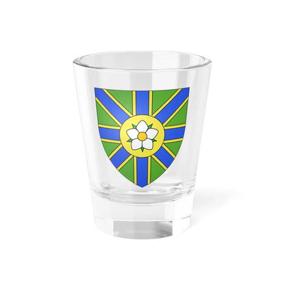 Blason ville ca Abbotsford (Canada) (Coat of Arms) Shot Glass 1.5oz 1.5oz - Go Mug Yourself