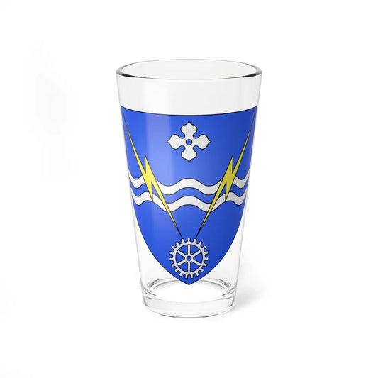Blason ville ca Alma Québec (Canada) (Coat of Arms) Pint Glass 16oz 16oz - Go Mug Yourself