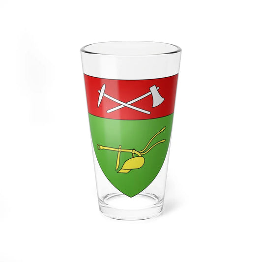Blason ville ca Amos Québec (Canada) (Coat of Arms) Pint Glass 16oz 16oz - Go Mug Yourself