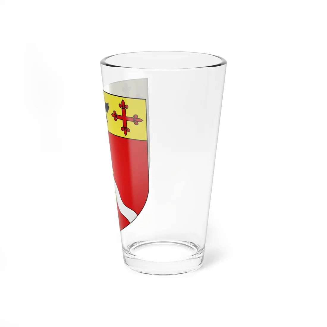 Blason ville ca Amqui Quebec (Canada) (Coat of Arms) Pint Glass 16oz - Go Mug Yourself