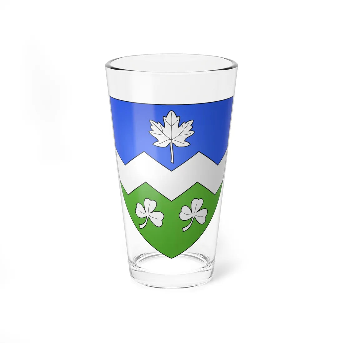 Blason ville ca Armagh Québec (Canada) (Coat of Arms) Pint Glass 16oz 16oz - Go Mug Yourself