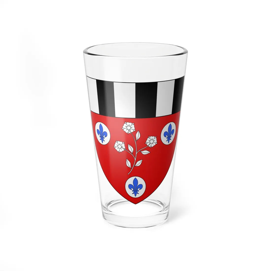 Blason ville ca Beauceville Québec (Canada) (Coat of Arms) Pint Glass 16oz 16oz - Go Mug Yourself