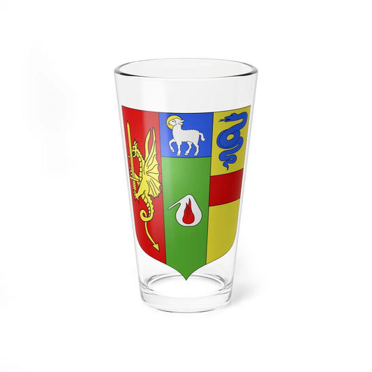 Blason ville ca Berthierville Québec (Canada) (Coat of Arms) Pint Glass 16oz 16oz - Go Mug Yourself