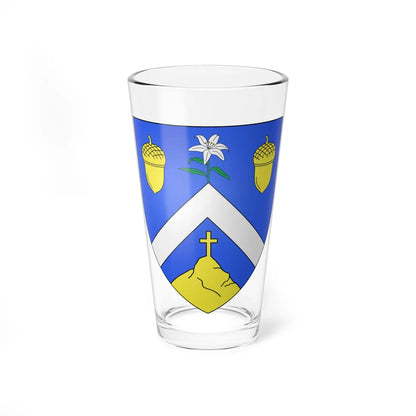 Blason Ville Ca Boucherville Quebec (Canada) (Coat of Arms) Pint Glass 16oz 16oz - Go Mug Yourself