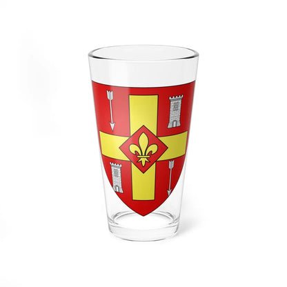 Blason ville ca Brossard Québec (Canada) (Coat of Arms) Pint Glass 16oz 16oz - Go Mug Yourself