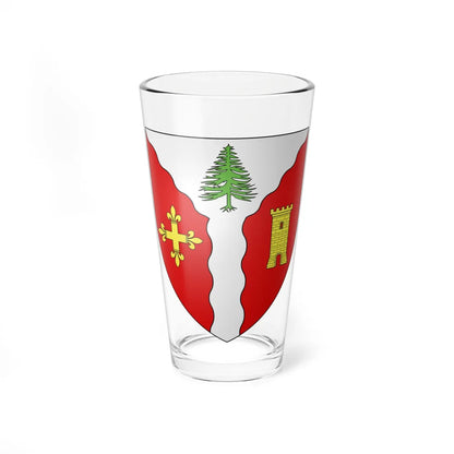 Blason ville ca Cabano Québec (Canada) (Coat of Arms) Pint Glass 16oz 16oz - Go Mug Yourself