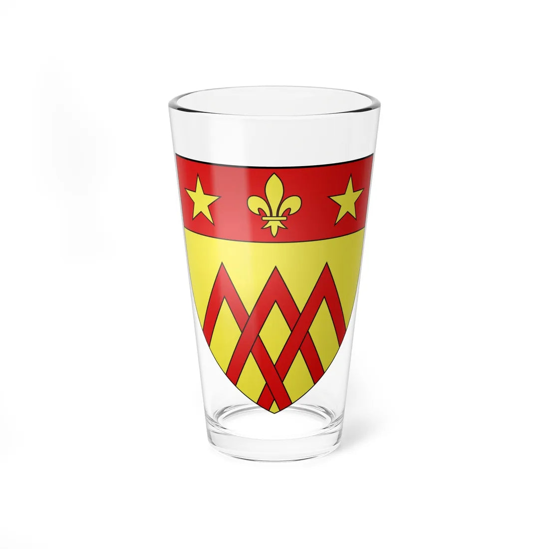 Blason ville ca Cap-Santé Québec (Canada) (Coat of Arms) Pint Glass 16oz 16oz - Go Mug Yourself