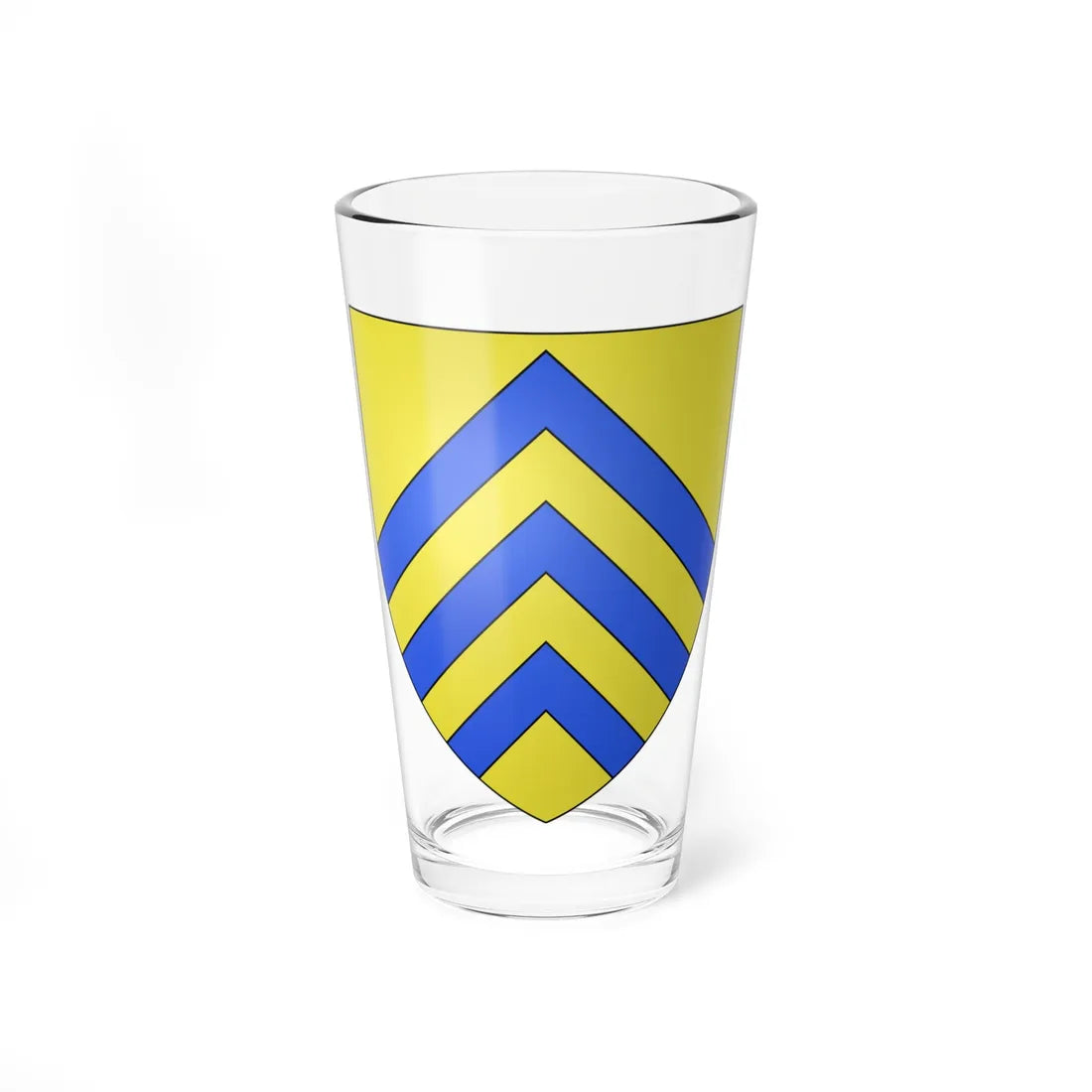 Blason ville ca Carignan Québec (Canada) (Coat of Arms) Pint Glass 16oz 16oz - Go Mug Yourself