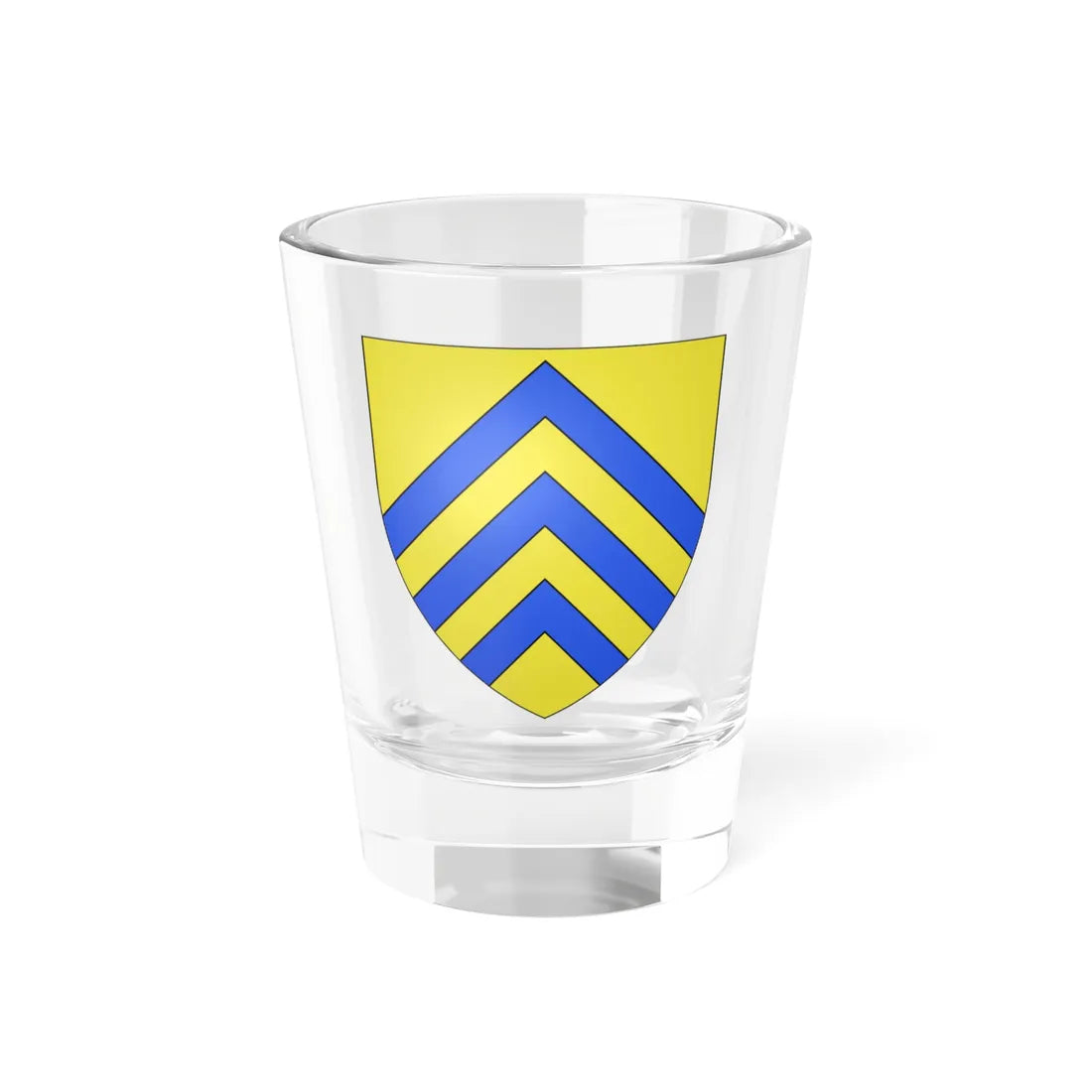 Blason ville ca Carignan Québec (Canada) (Coat of Arms) Shot Glass 1.5oz 1.5oz - Go Mug Yourself