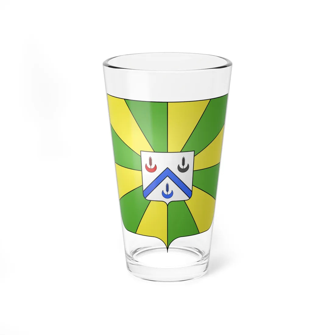 Blason ville ca Charlesbourg Québec (Canada) (Coat of Arms) Pint Glass 16oz 16oz - Go Mug Yourself