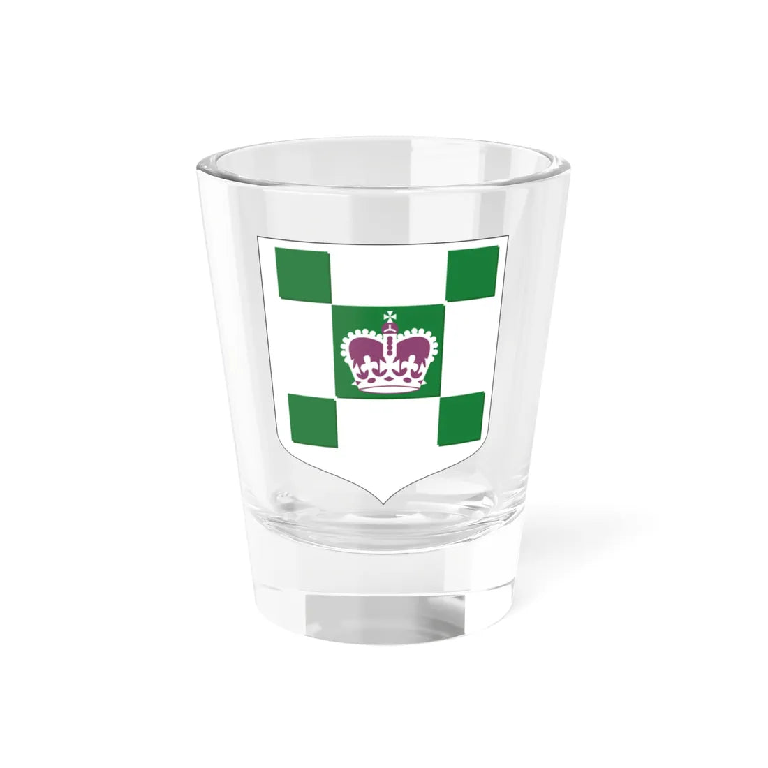 Blason ville ca Charlottetown (Canada) (Coat of Arms) Shot Glass 1.5oz 1.5oz - Go Mug Yourself
