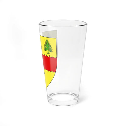 Blason ville ca Chibougamau Québec (Canada) (Coat of Arms) Pint Glass 16oz - Go Mug Yourself