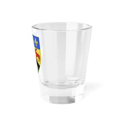 Blason ville ca Clermont Charlevoix-Est Québec (Canada) (Coat of Arms) Shot Glass 1.5oz - Go Mug Yourself