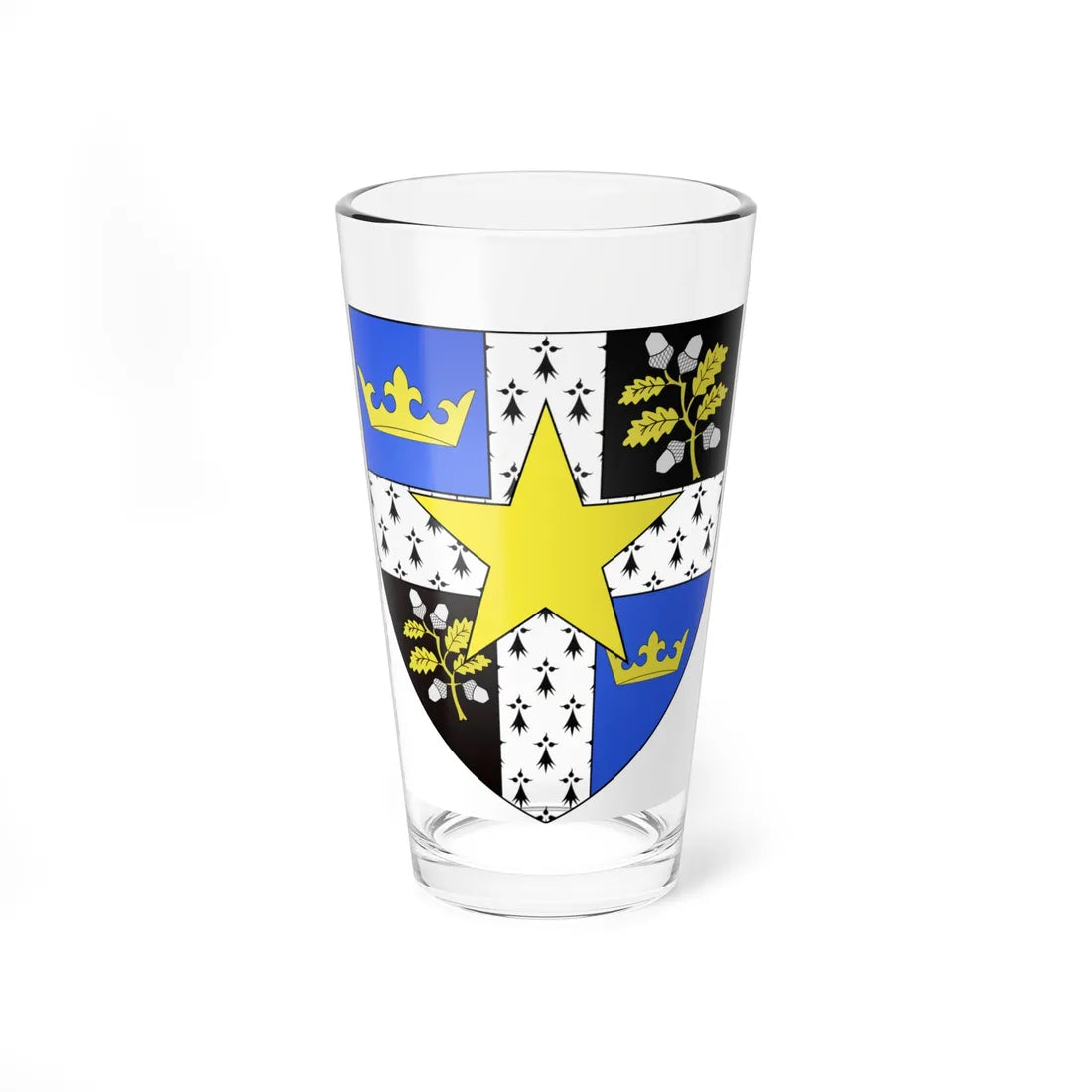 Blason ville ca Compton Québec (Canada) (Coat of Arms) Pint Glass 16oz 16oz - Go Mug Yourself