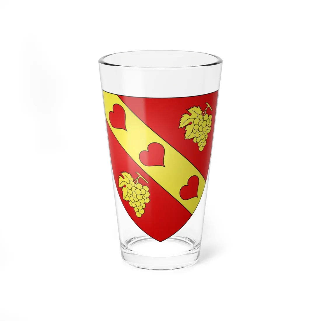 Blason ville ca Contrecœur Québec (Canada) (Coat of Arms) Pint Glass 16oz 16oz - Go Mug Yourself