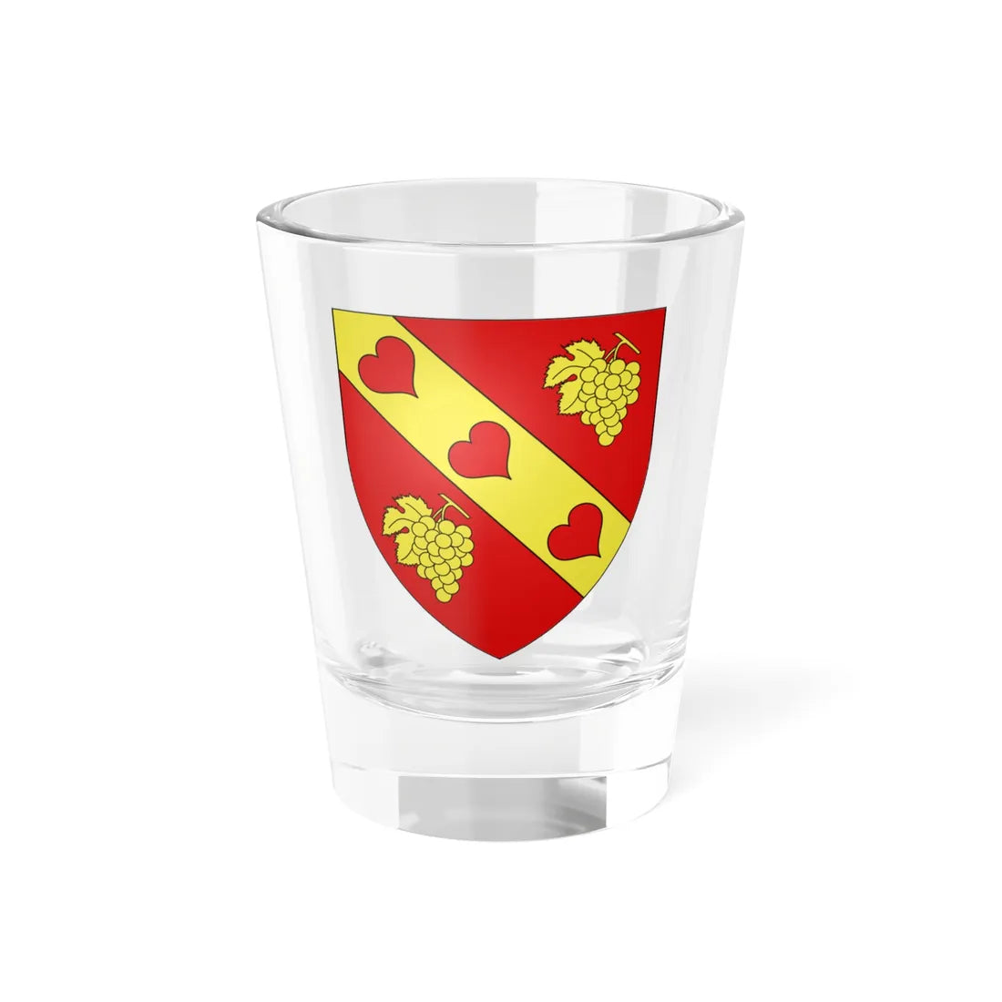 Blason ville ca Contrecœur Québec (Canada) (Coat of Arms) Shot Glass 1.5oz 1.5oz - Go Mug Yourself