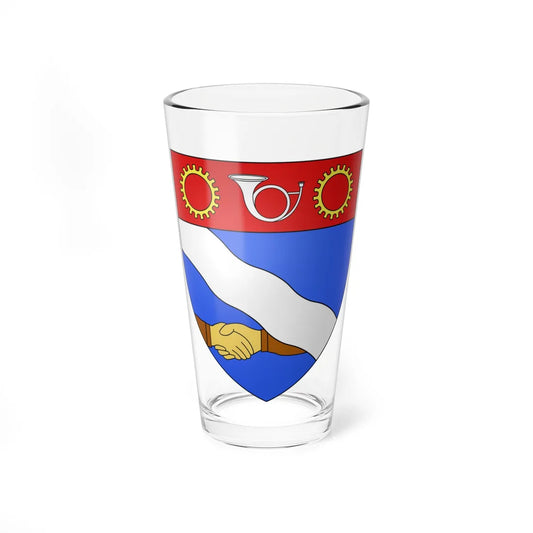 Blason ville ca Cowansville Québec (Canada) (Coat of Arms) Pint Glass 16oz 16oz - Go Mug Yourself