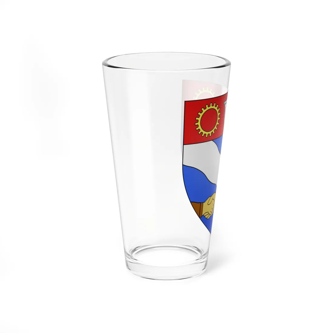 Blason ville ca Cowansville Québec (Canada) (Coat of Arms) Pint Glass 16oz - Go Mug Yourself
