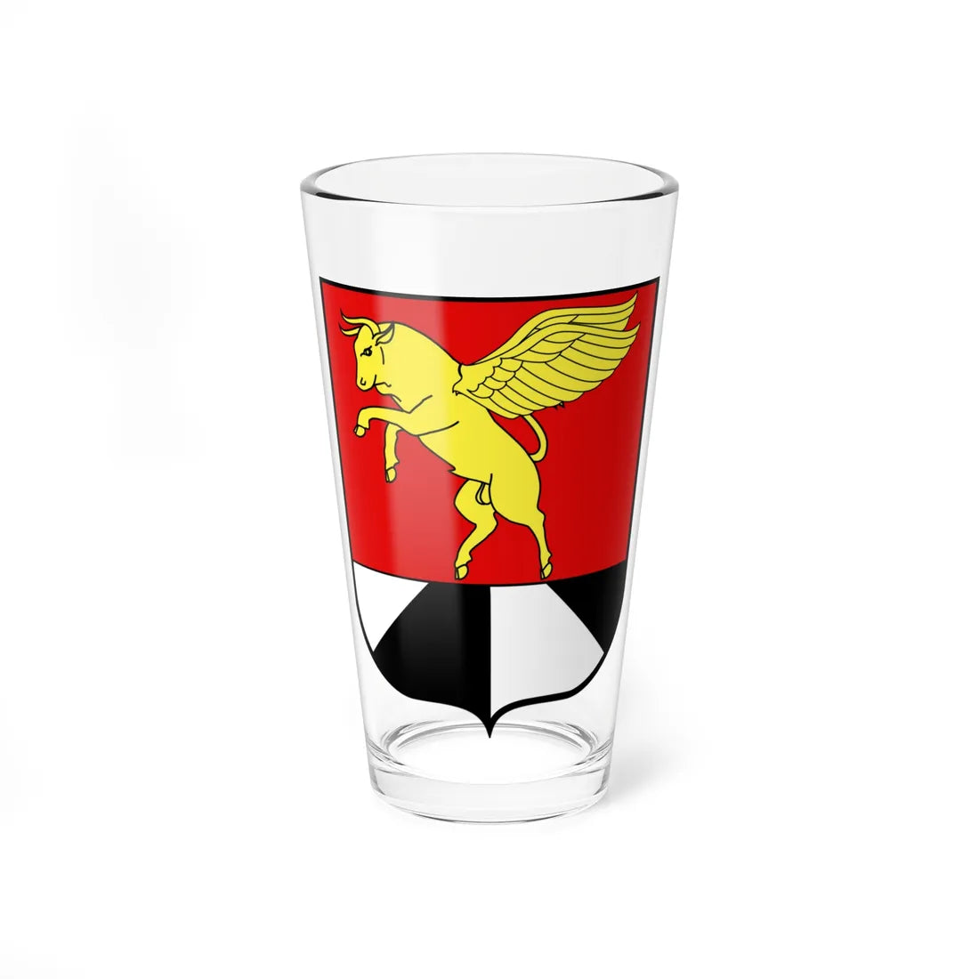 Blason ville ca Côte-Saint-Luc Québec (Canada) (Coat of Arms) Pint Glass 16oz 16oz - Go Mug Yourself