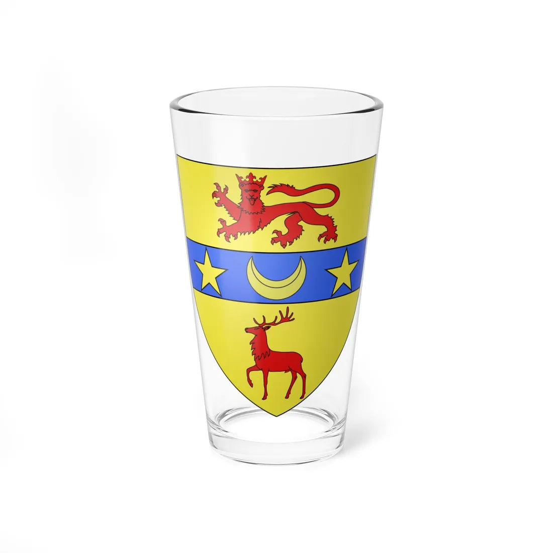 Blason ville ca Danville Québec (Canada) (Coat of Arms) Pint Glass 16oz 16oz - Go Mug Yourself