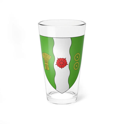 Blason ville ca Farnham Québec (Canada) (Coat of Arms) Pint Glass 16oz 16oz - Go Mug Yourself