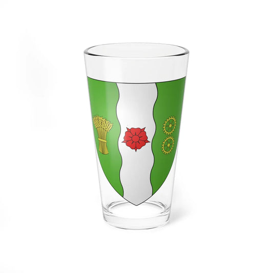 Blason ville ca Farnham Québec (Canada) (Coat of Arms) Pint Glass 16oz 16oz - Go Mug Yourself
