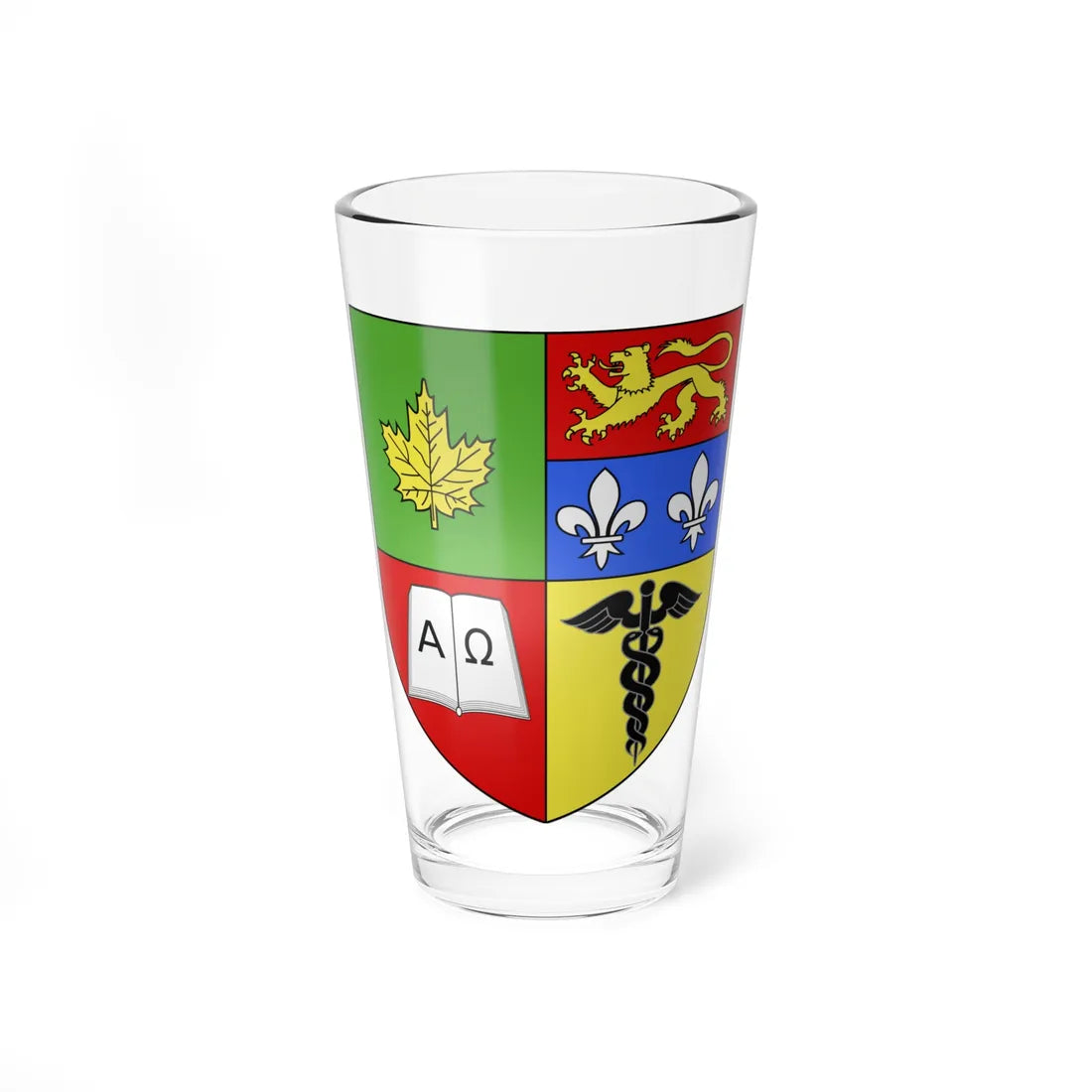 Blason ville ca Granby (Canada) (Coat of Arms) Pint Glass 16oz 16oz - Go Mug Yourself