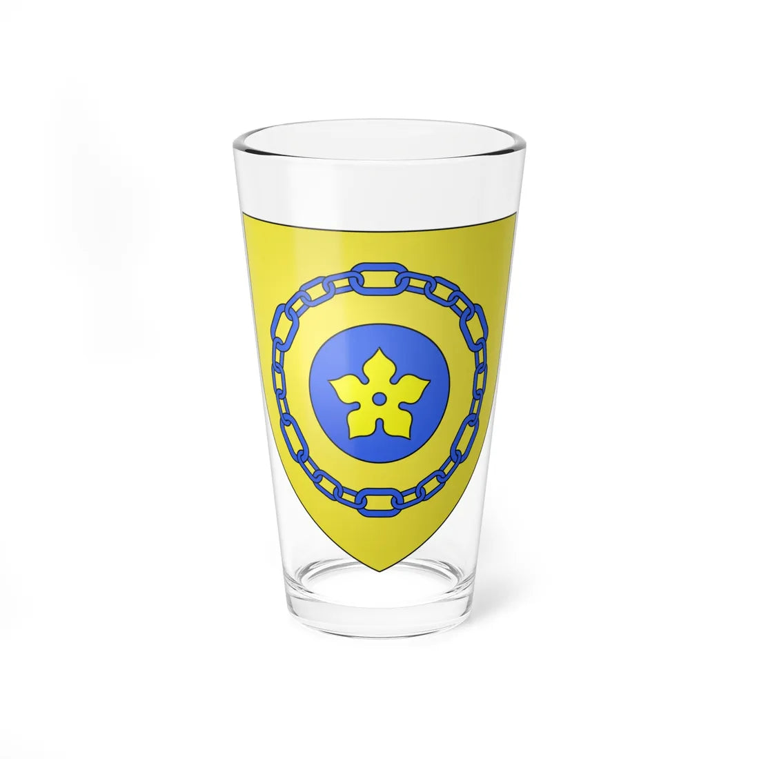 Blason ville ca Hamilton Ontario (Canada) (Coat of Arms) Pint Glass 16oz 16oz - Go Mug Yourself