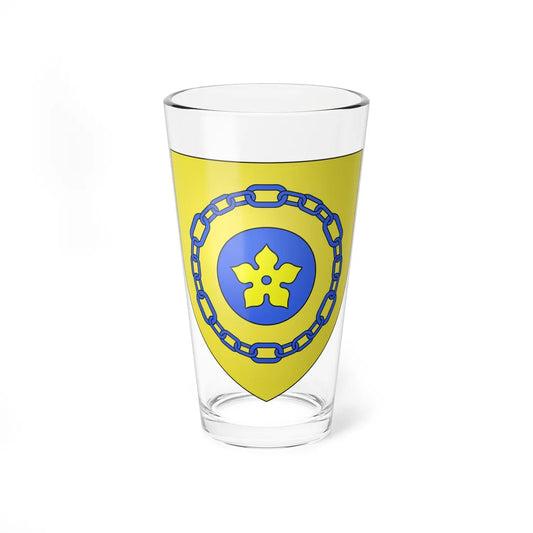 Blason ville ca Hamilton Ontario (Canada) (Coat of Arms) Pint Glass 16oz 16oz - Go Mug Yourself