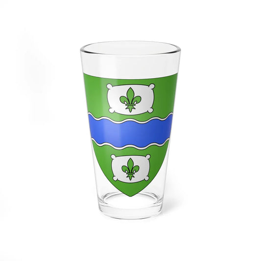 Blason ville ca Huntingdon (Canada) (Coat of Arms) Pint Glass 16oz 16oz - Go Mug Yourself