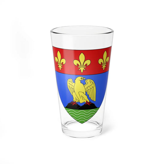 Blason ville ca La Malbaie Québec (Canada) (Coat of Arms) Pint Glass 16oz 16oz - Go Mug Yourself