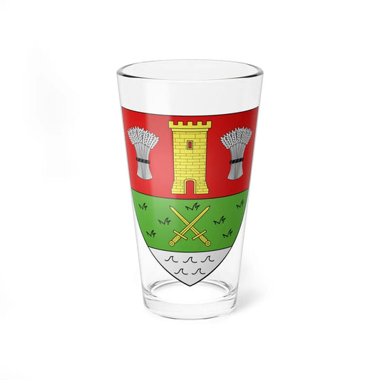 Blason ville ca La Prairie (Canada) (Coat of Arms) Pint Glass 16oz 16oz - Go Mug Yourself