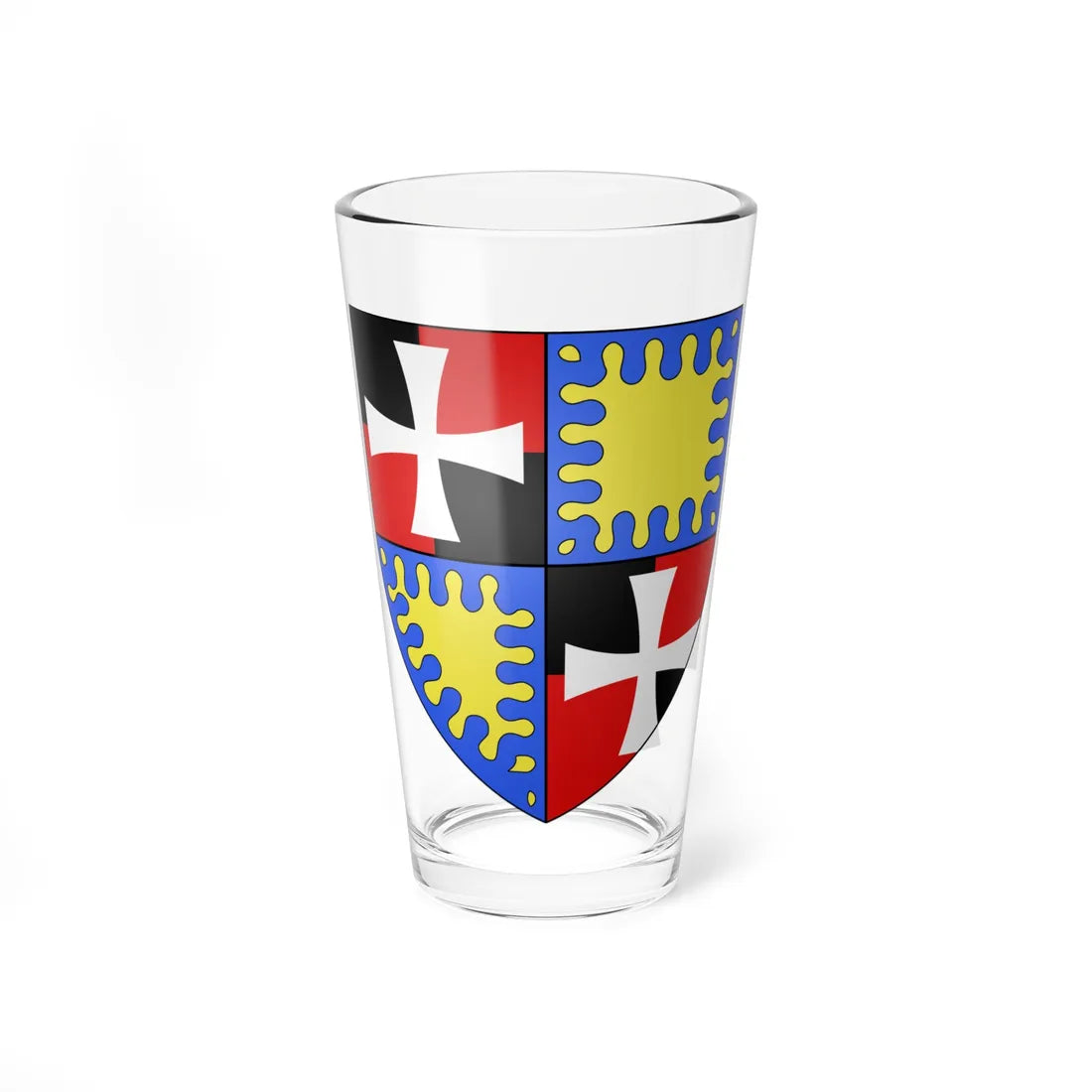 Blason ville ca La Sarre Québec (Canada) (Coat of Arms) Pint Glass 16oz 16oz - Go Mug Yourself