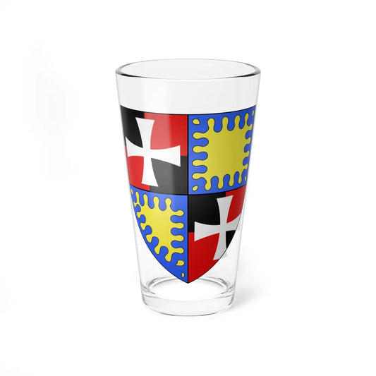 Blason ville ca La Sarre Québec (Canada) (Coat of Arms) Pint Glass 16oz 16oz - Go Mug Yourself