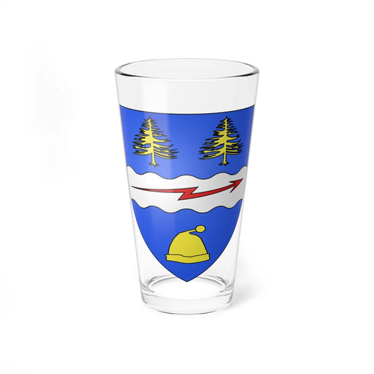 Blason ville ca La Tuque Québec (Canada) (Coat of Arms) Pint Glass 16oz 16oz - Go Mug Yourself