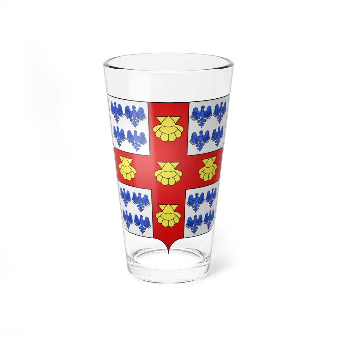 Blason ville ca Laval Québec (Canada) (Coat of Arms) Pint Glass 16oz 16oz - Go Mug Yourself
