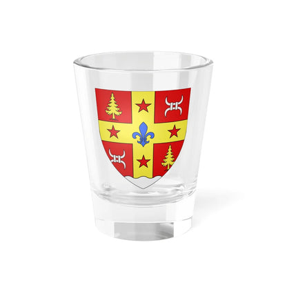 Blason ville ca Lebel-sur-Quévillon (Canada) (Coat of Arms) Shot Glass 1.5oz 1.5oz - Go Mug Yourself