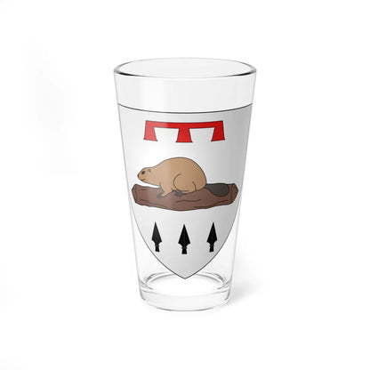 Blason ville ca Matane Québec (Canada) (Coat of Arms) Pint Glass 16oz 16oz - Go Mug Yourself