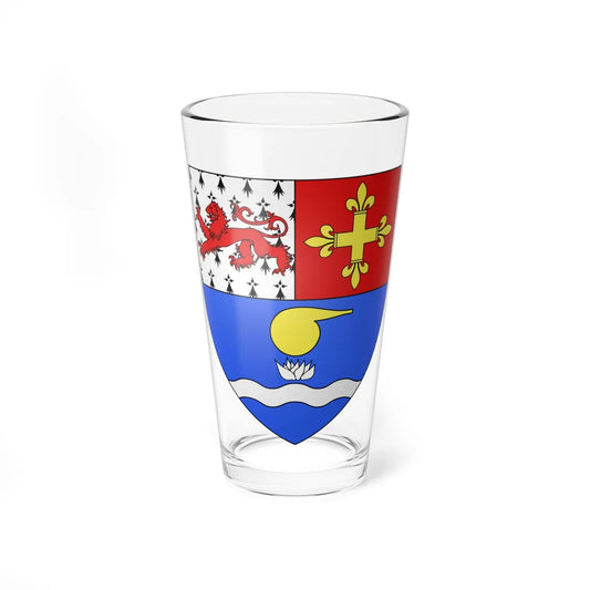 Blason ville ca McMasterville Québec (Canada) (Coat of Arms) Pint Glass 16oz 16oz - Go Mug Yourself