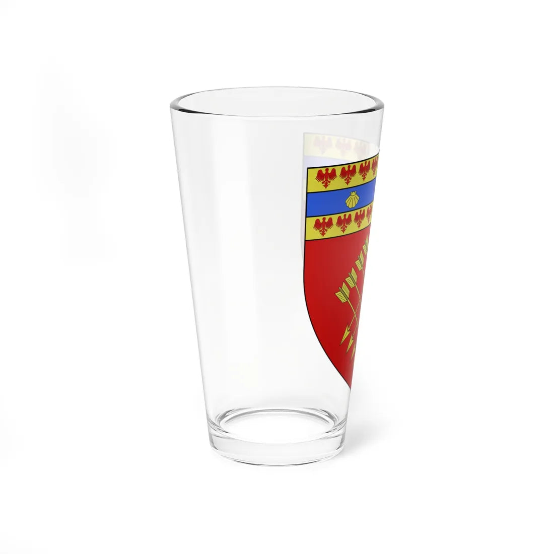 Blason ville ca Montebello Quebec (Canada) (Coat of Arms) Pint Glass 16oz - Go Mug Yourself