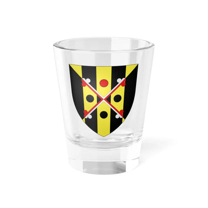 Blason ville ca New Maryland Nouveau Brunswick (Canada) (Coat of Arms) Shot Glass 1.5oz 1.5oz - Go Mug Yourself