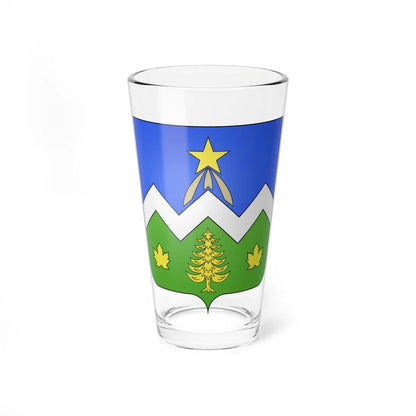 Blason ville ca Notre-Dame-des-Laurentides Québec (Canada) (Coat of Arms) Pint Glass 16oz 16oz - Go Mug Yourself